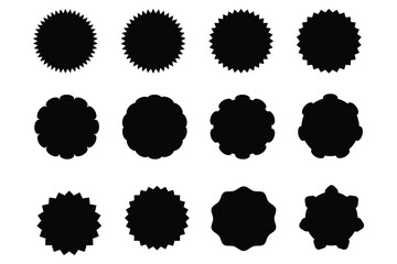 Emblem & Badge Logos Shape Pictogram Symbol Visual Illustration Set.