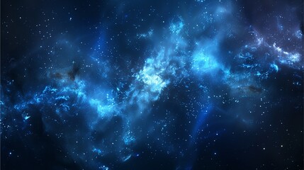 Naklejka premium A celestial reverie amidst the stars, where time halts and the enigmas of the cosmos unfold.