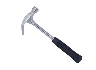 claw hammer isolated on a white background.