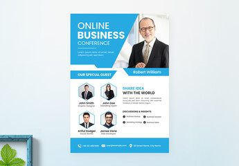 Business Conference Flyer Layout