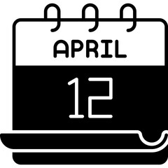 April 12 Icon