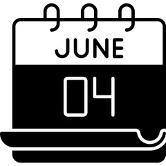 June 4 Icon