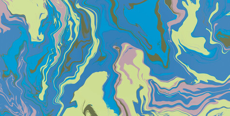 Fluid Finesse: Unveiling the Intricate Allure of Liquid Art in Oil Paintings