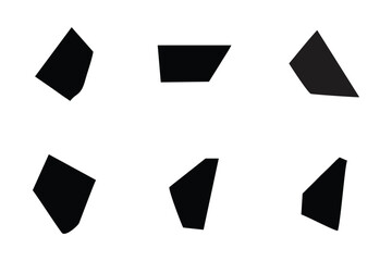 Abstract Shape Set Abstract Black Shapes Liquid Shape Elements Random Outline Fluid Shapes.