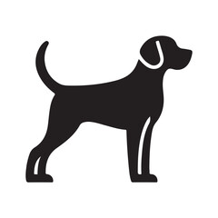 isolated black silhouette of a dog collection, Set of dog silhouette vector. Dogs and puppies in different breed, corgi, golden retriever, poses, sitting, standing, jump