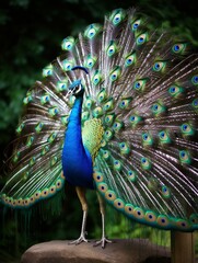 Obraz premium peacock with feathers