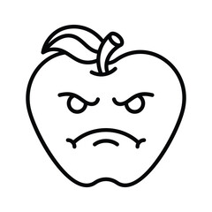 Have a look at this amazing icon of angry emoji, premium vector