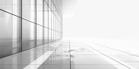 Modern LED Video Wall for Event Backdrop Generative AI