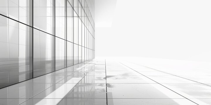 Modern LED Video Wall for Event Backdrop Generative AI