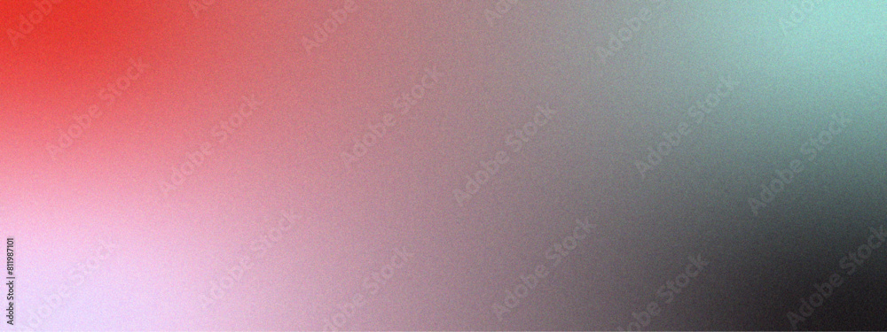 Poster Colorful grainy color gradient . Grainy Gradient glowing noise texture. Soft gray gradient foil shimmer background texture. Retro Grunge Gradient Background with Noise.
