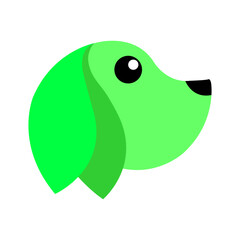 Dog parrot logo 
