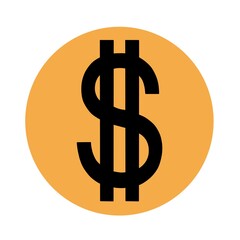 US Dollar symbol Icons illustration