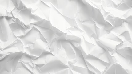 Obraz premium White Paper Texture background overlay effect on transparent. Crumpled translucent white paper abstract shape background with space for text.