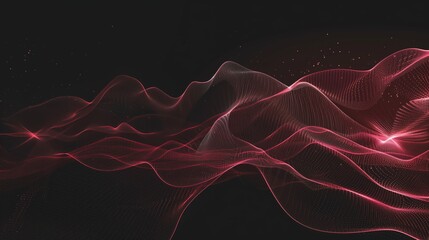 Obraz premium Modern digital abstract 3D background. Can be used in the description of network abilities, technological processes, digital storages, science, education, etc. Copy space.