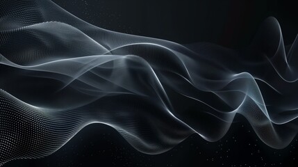 Obraz premium Modern digital abstract 3D background. Can be used in the description of network abilities, technological processes, digital storages, science, education, etc. Copy space.