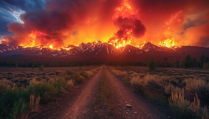 Emphasize the need for sustainable land management practices to reduce the risk of catastrophic wildfires in the future.