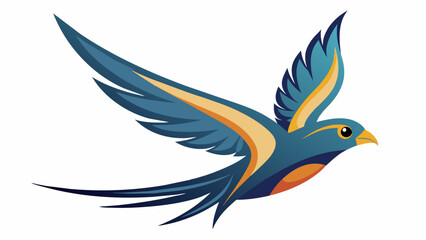 soaring bird flying and svg file