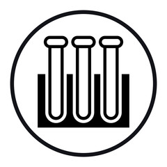 Medicine glass bottle 