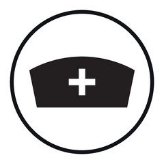 Nurse capsule vector icon 