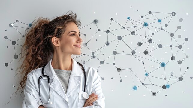 banner for a chain of medical clinics , medical orientation to give the client an understanding of the wide range of services provided by the network of clinics, healthcare banner, Generative Ai