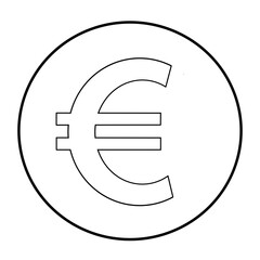 euro symbol Icons illustration