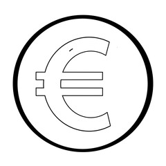 euro symbol Icons illustration