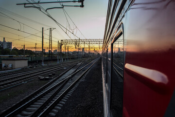 Sunset at the Railway