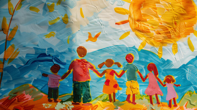 Family Holding Hands