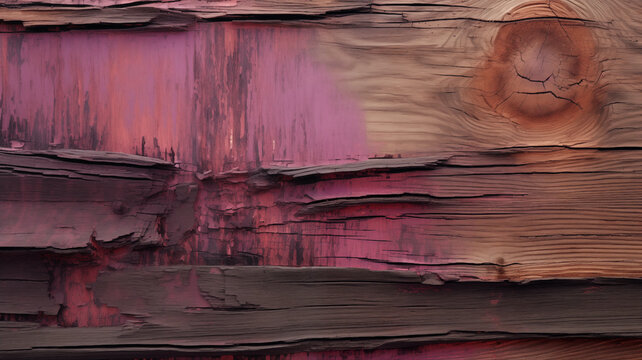 Expressions of wood, abstract material background with purple tint