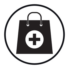 Medicine bag icon