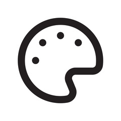 Obraz premium Colour plate icon 