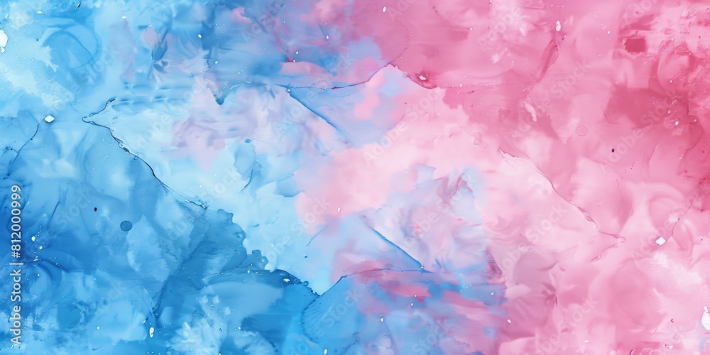 Poster close up of a vibrant blue and pink background, suitable for various design projects