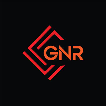 GNR Letter Initial Logo Design Template Vector Illustration