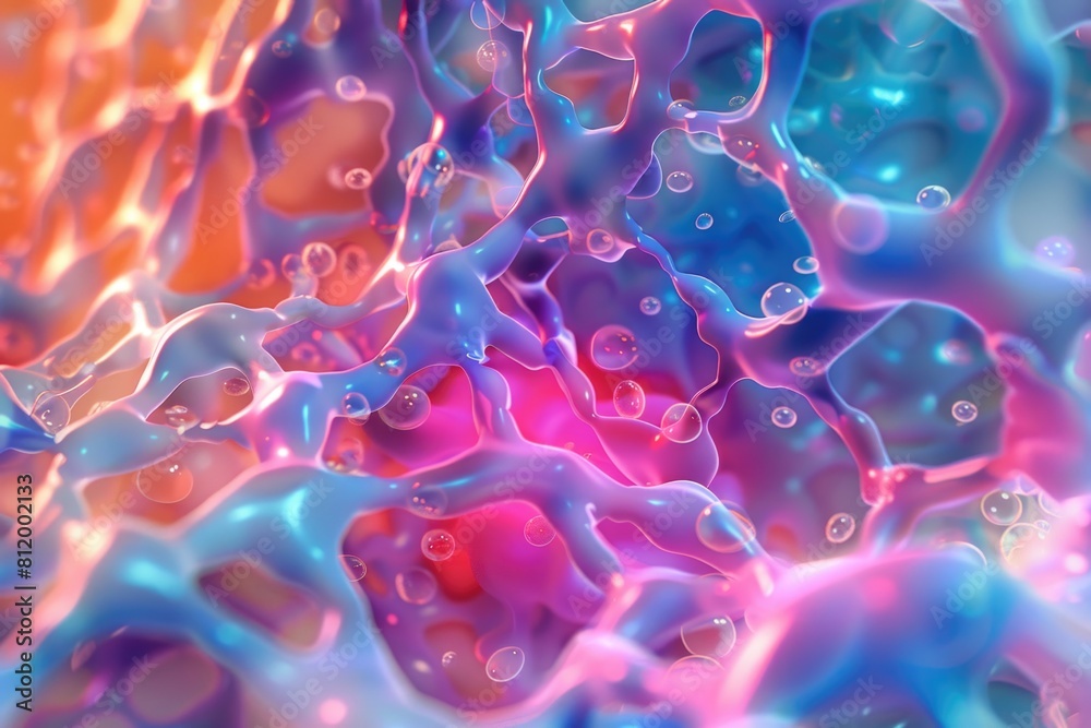 Poster close up shot of a bunch of bubbles. ideal for backgrounds or textures