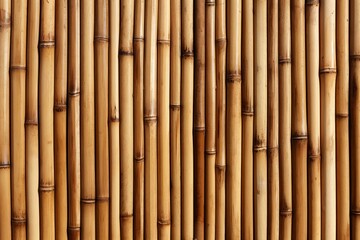 Natural bamboo wall texture background.