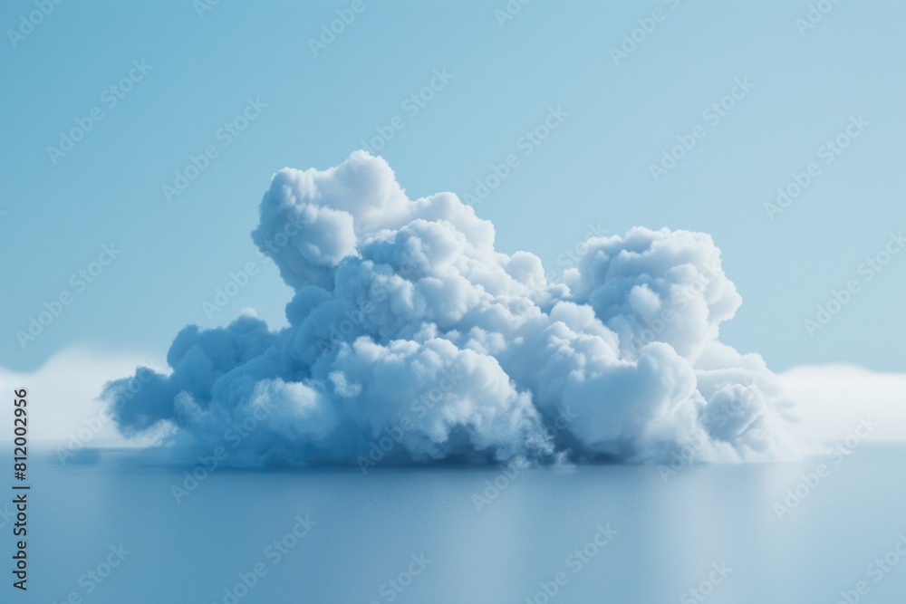 Aufkleber Image of clouds floating in the sky, suitable for weather or nature concepts