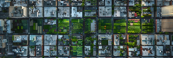 The Green Revolution: An Aerial Perspective of Urban Farming in the Concrete Jungle