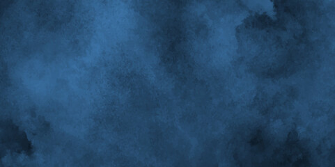 abstract blue watercolor painting textured on black grunge paper, Splash acrylic colorful blue grunge texture background, grunge blue background texture with grainy smoke effect.	
