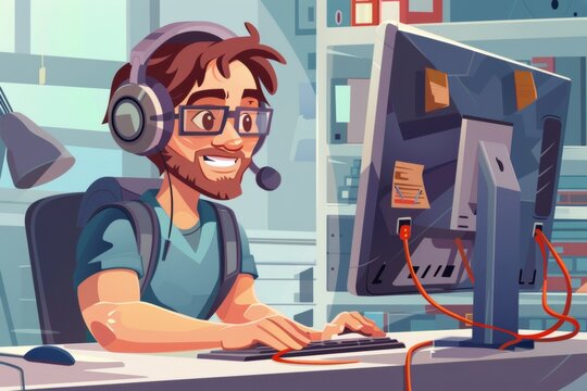 Developer Cartoon Images – Browse 52,432 Stock Photos, Vectors, and ...