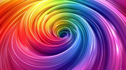 The image shows a rainbow-colored vortex.