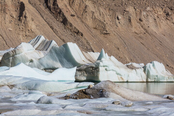 Lake in glacier