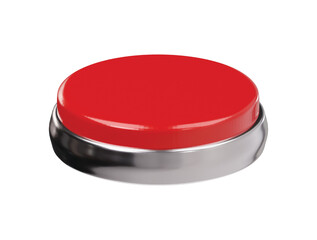 Button icon 3d render illustration