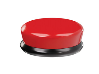 Button icon 3d render illustration