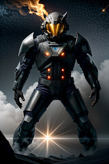 Fototapeta premium AI, Man in space