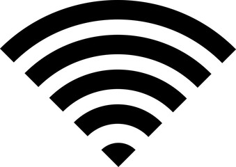 WiFi wireless internet signal flat icon symbol. Connect of network. Bar of satellites for mobile, radio, computer. Hotpot, strength electronic wave from antenna for communication.