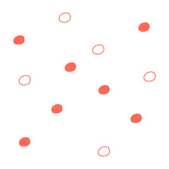 Abstract Dotted Organic Shape