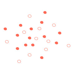 Abstract Dotted Organic Shape