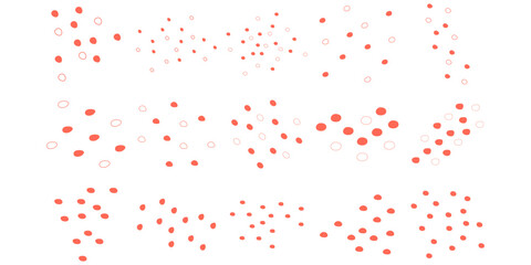 Abstract Dotted Organic Shape