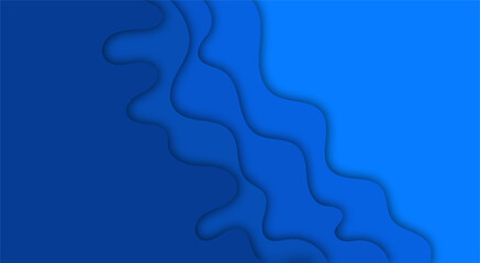sea wave pattern background papercut style. eps 10