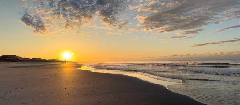 Ocean Isle beach sunrise view
